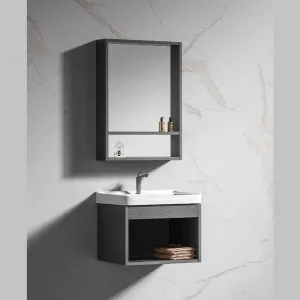 Bathroom Luxury 43cm Wall-Mounted Vanity Cabinet with Mirror - WK-K-9911