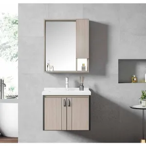 Bathroom Luxury 60cm Wall-Mounted Vanity Cabinet with Mirror - WK-K-9112