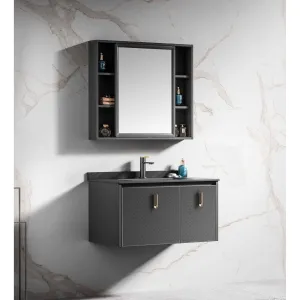 Bathroom Luxury 60cm Wall-Mounted Vanity Cabinet with Mirror - WK-K-9631