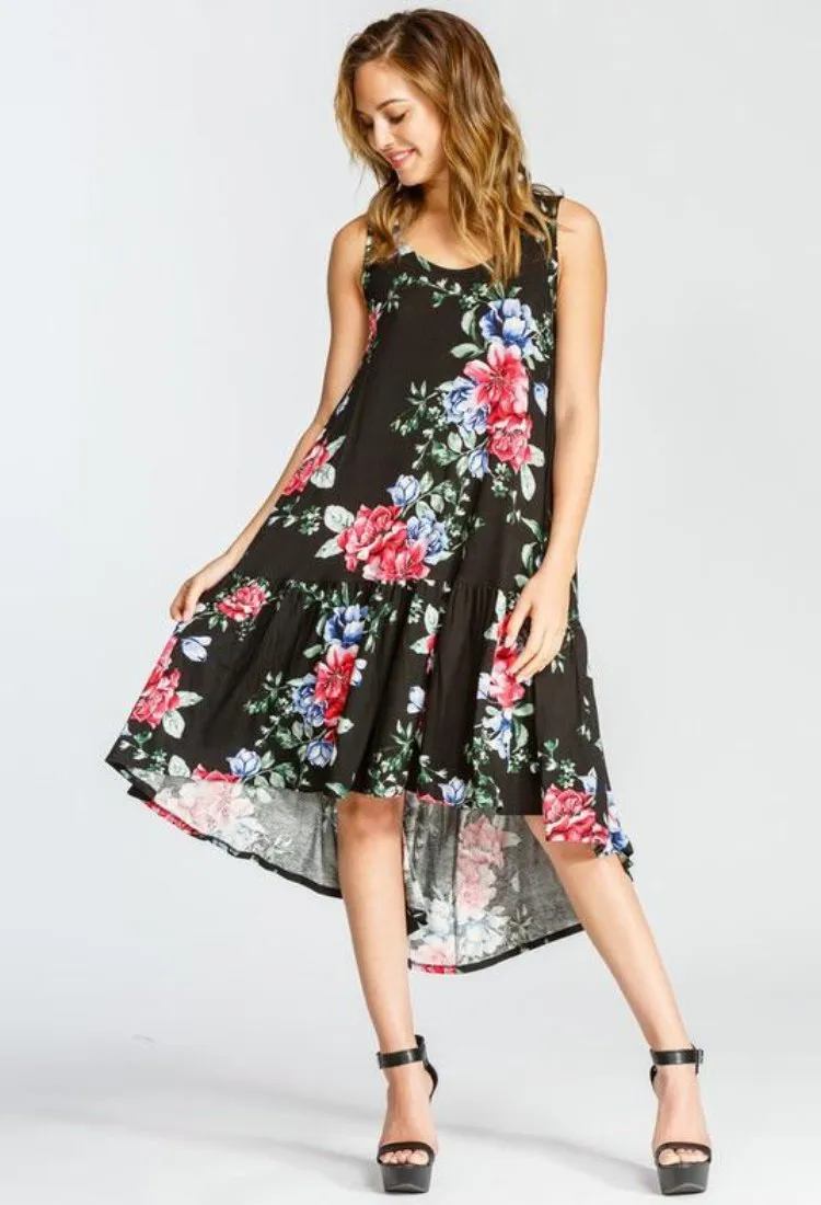 Beach Dress in Black-Final Sale