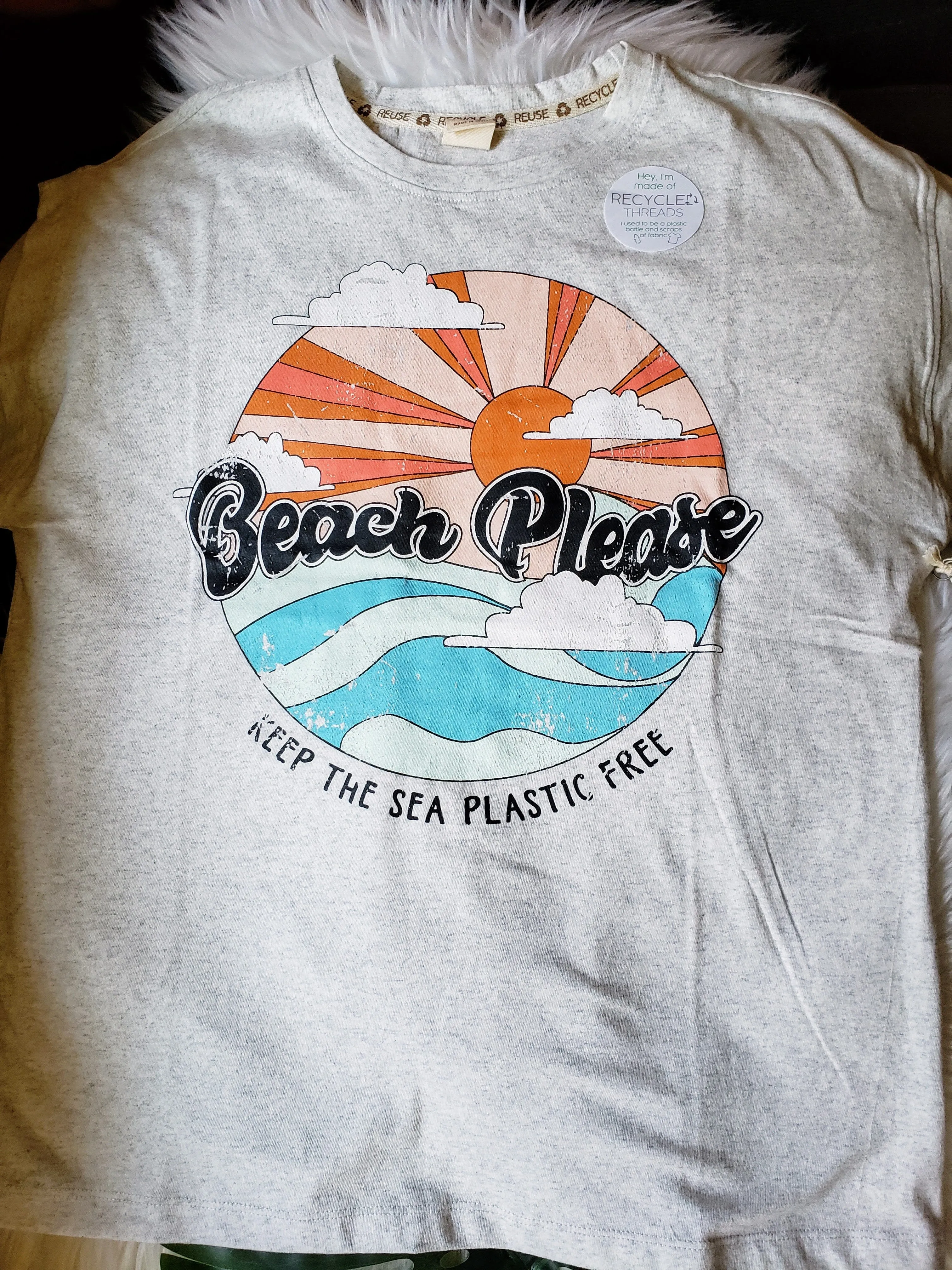 Beach Please Recycled Tee