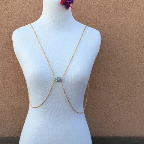 Beach Stone Gold Body Chain