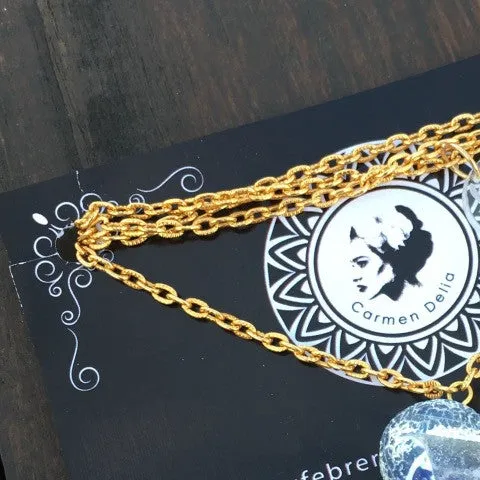 Beach Stone Gold Body Chain