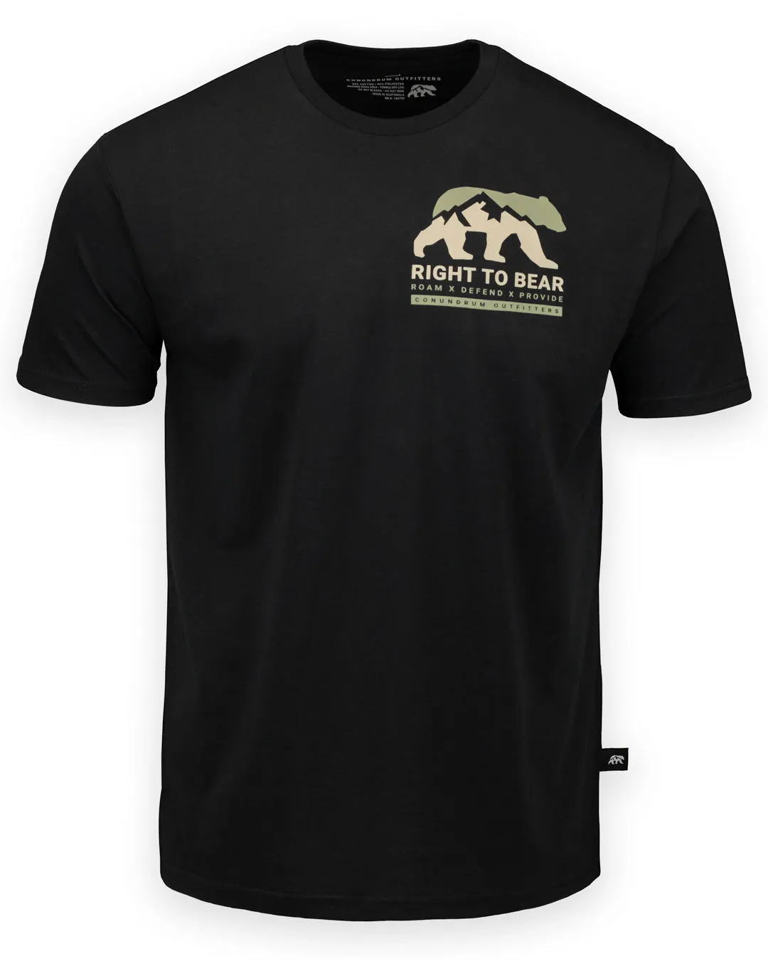 Bear Rights Premium Short Sleeve - Black