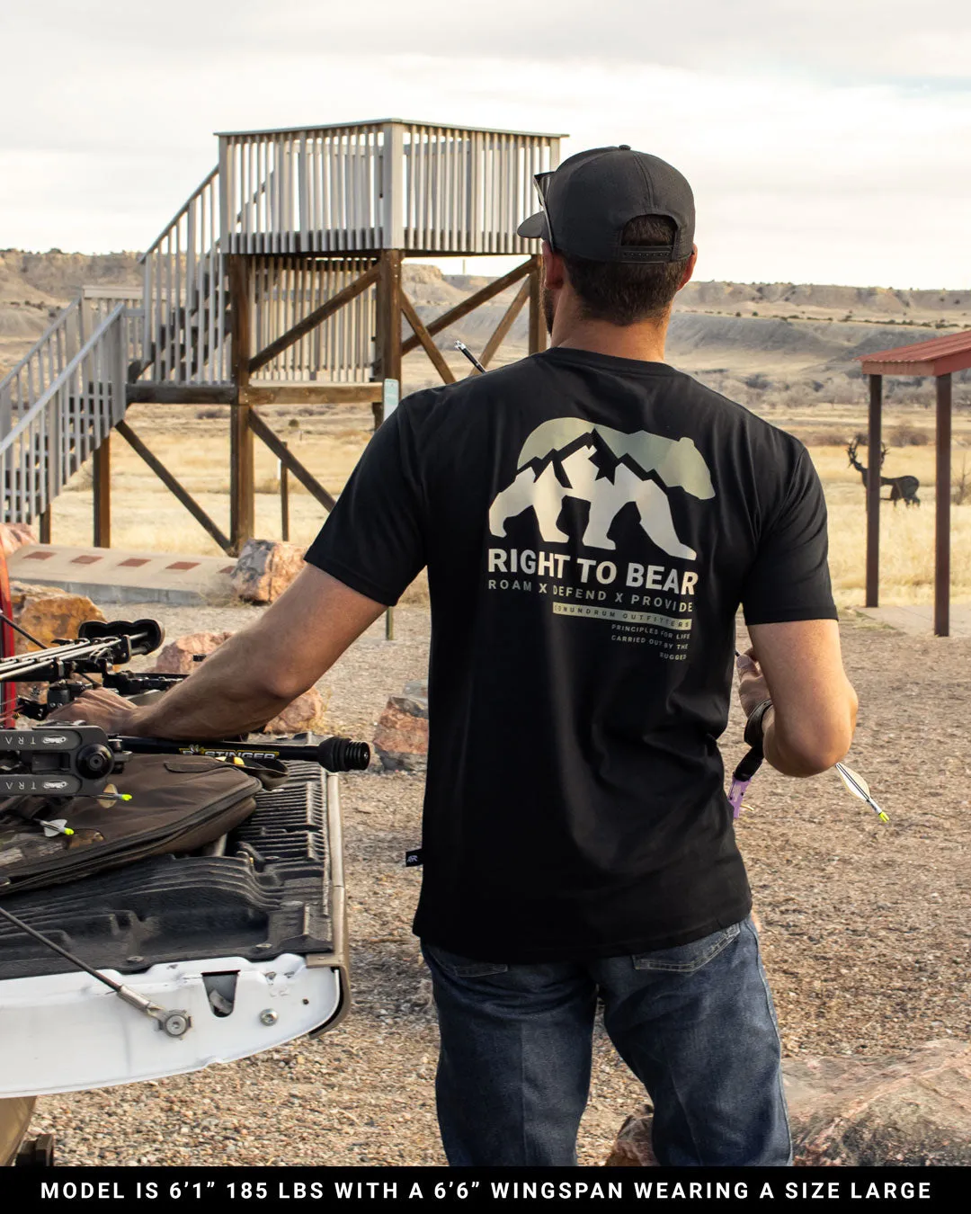 Bear Rights Premium Short Sleeve - Black