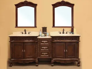 Bellaterra Home Elbridge 82.7" Double Vanity Set