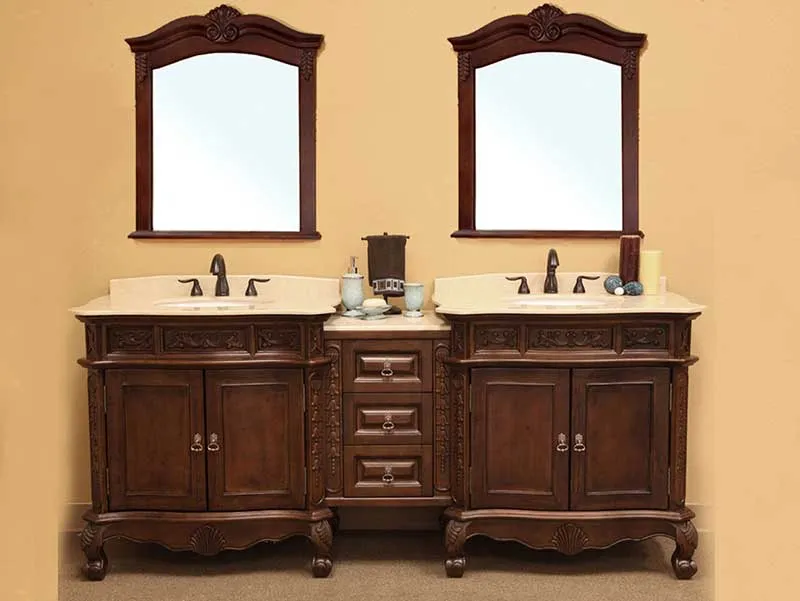 Bellaterra Home Elbridge 82.7" Double Vanity Set