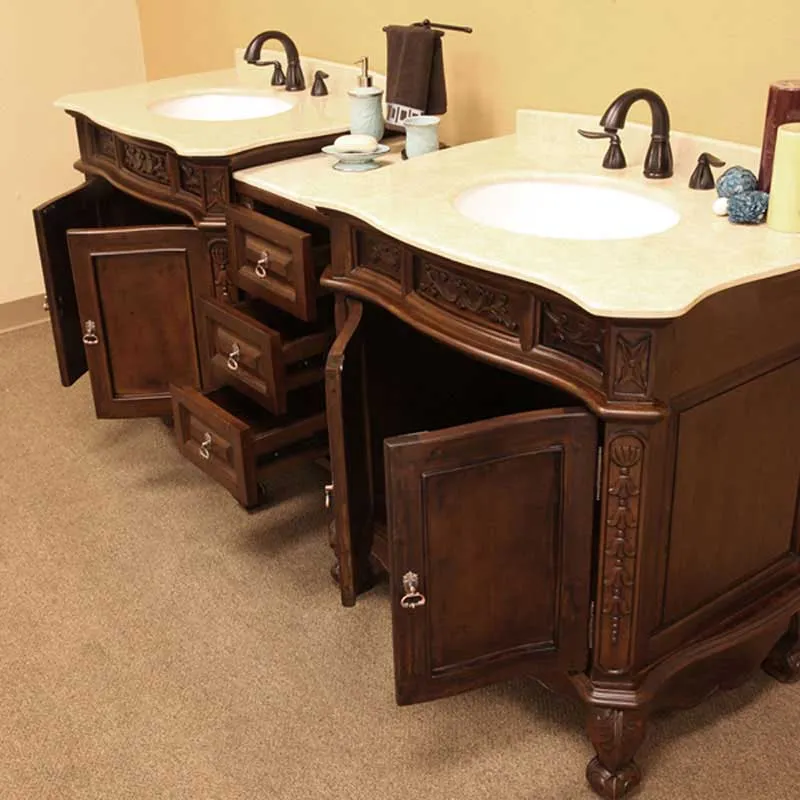 Bellaterra Home Elbridge 82.7" Double Vanity Set