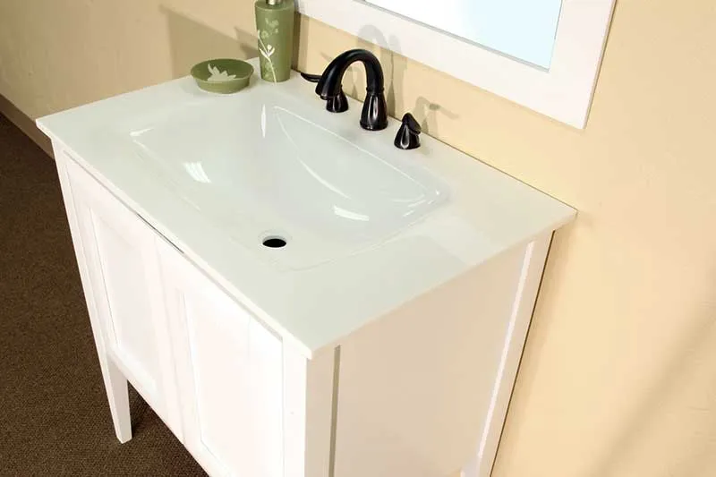 Bellaterra Home Fairbanks 33.5" Single Vanity Set