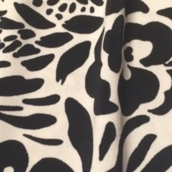 Black &amp; White, Tiered Style Long Maxi Skirt New -S