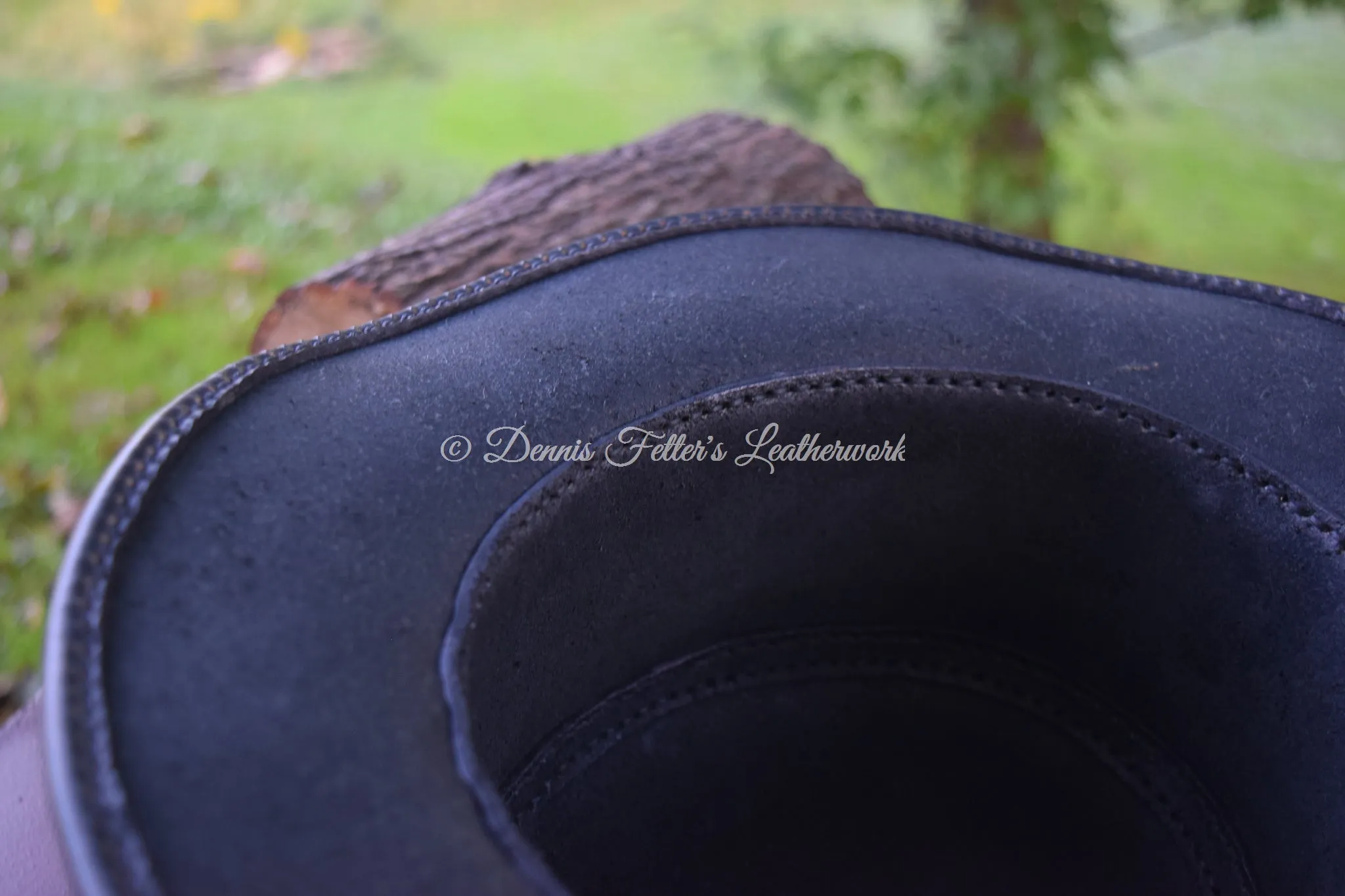 Black Leather Alchemist / Plague Doctor Hat (Choose your size)