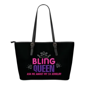 Bling Queen Pink and Purple Tote