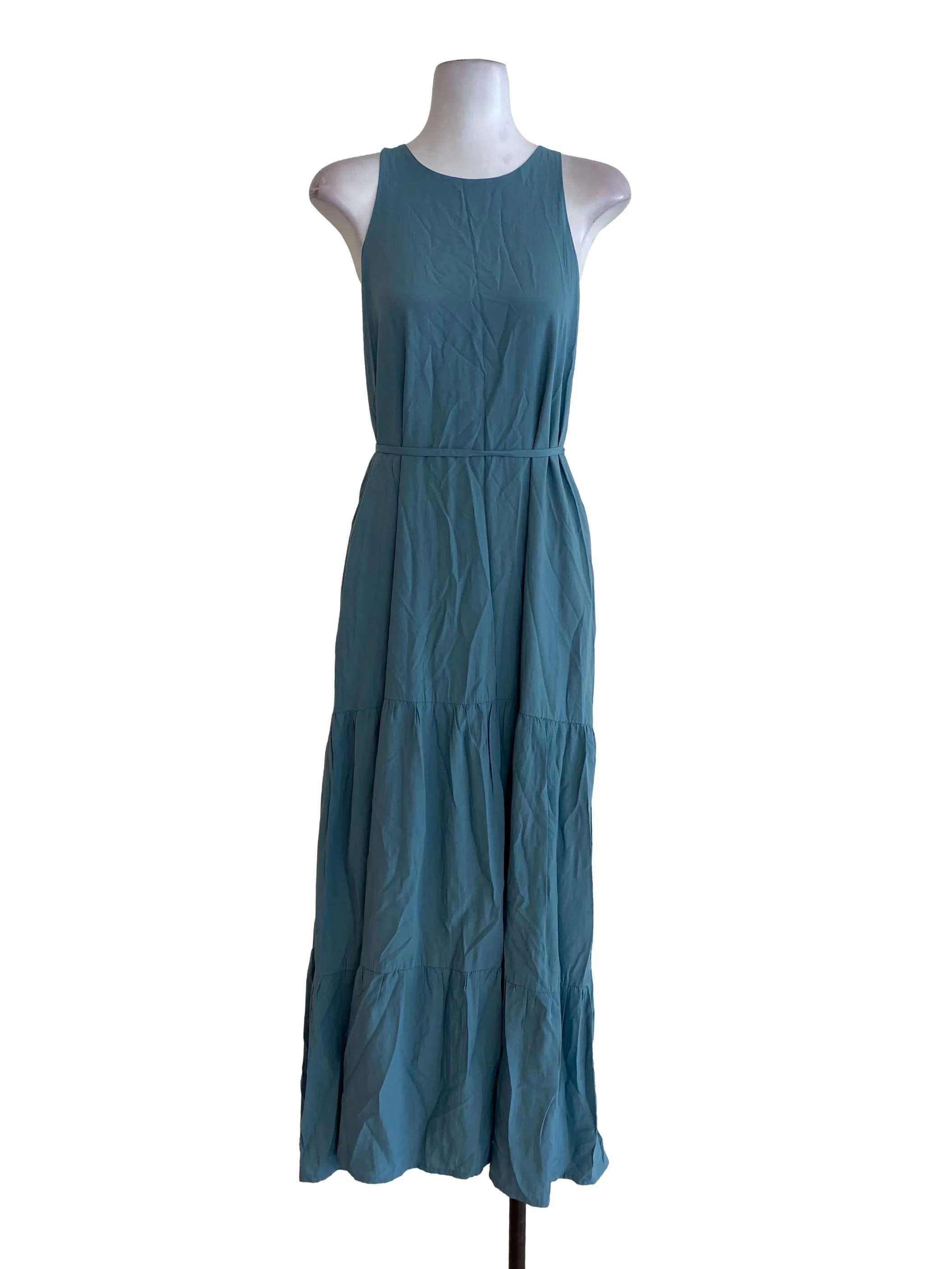 Blue Drop Waist Dress