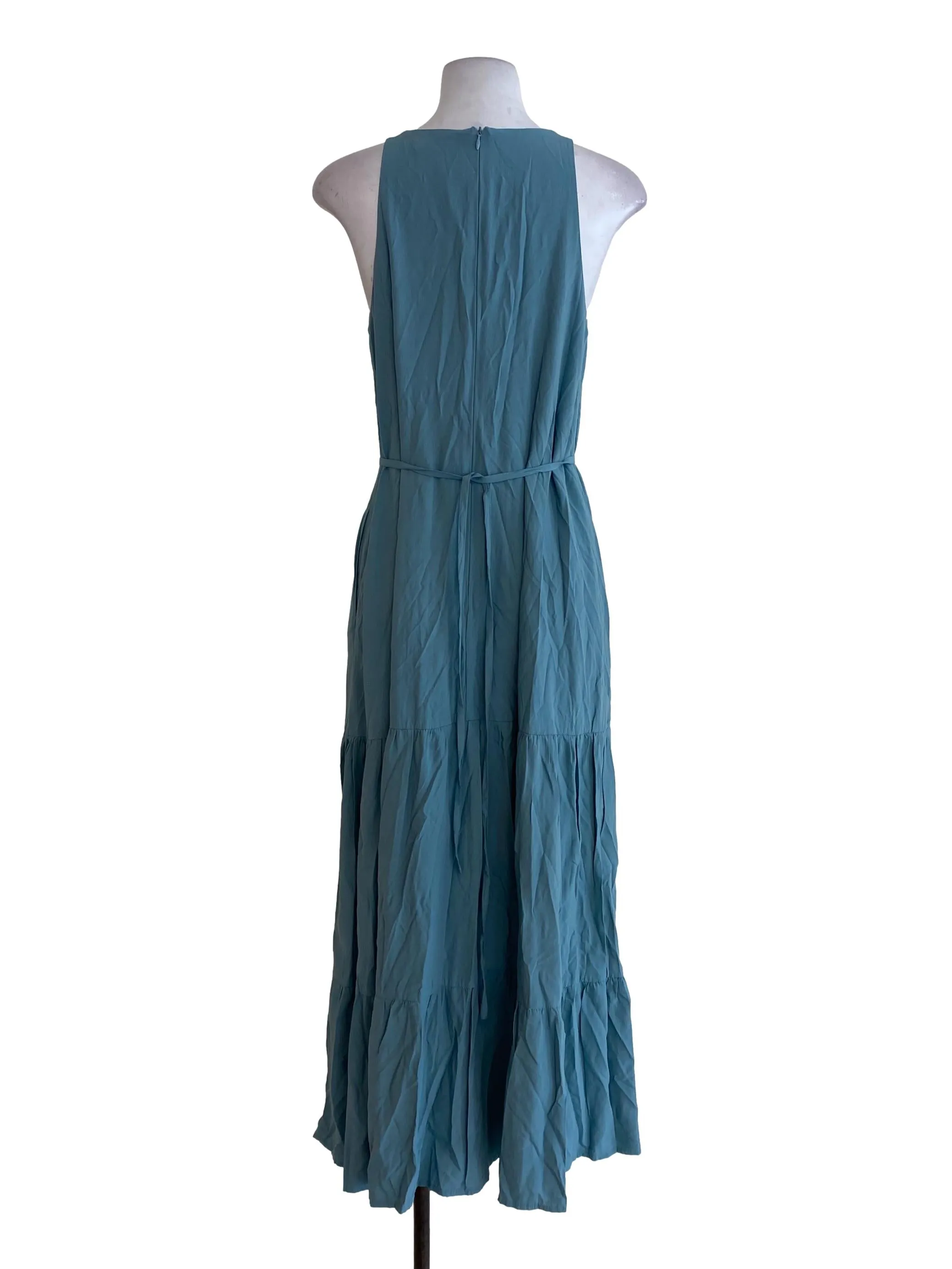 Blue Drop Waist Dress
