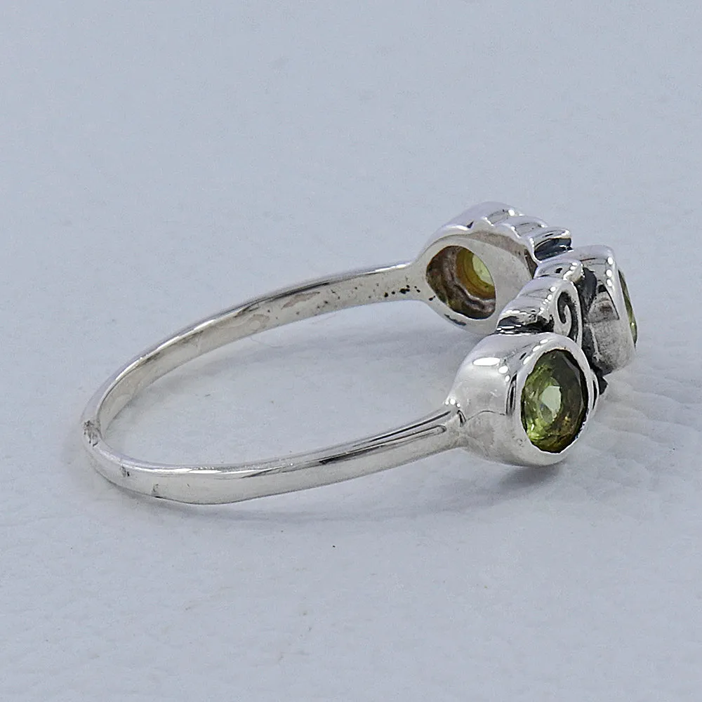 Blue Topaz Silver Designer Ring