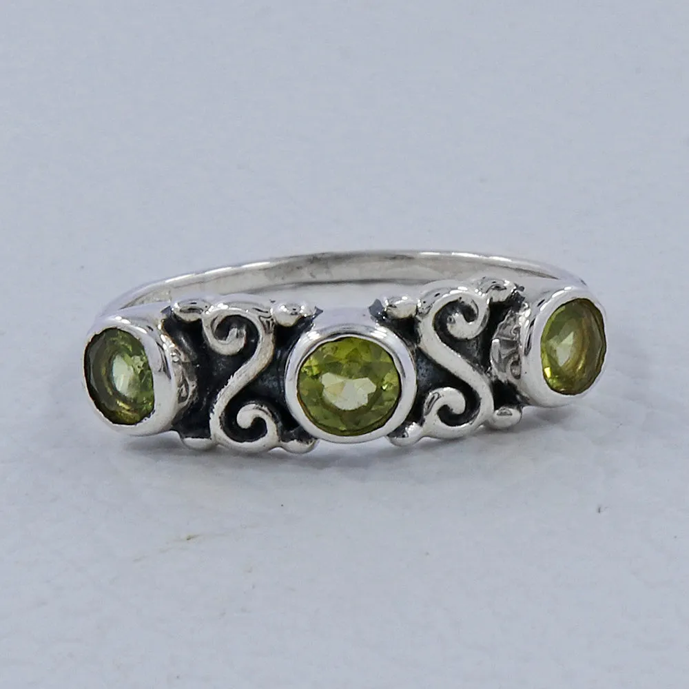 Blue Topaz Silver Designer Ring