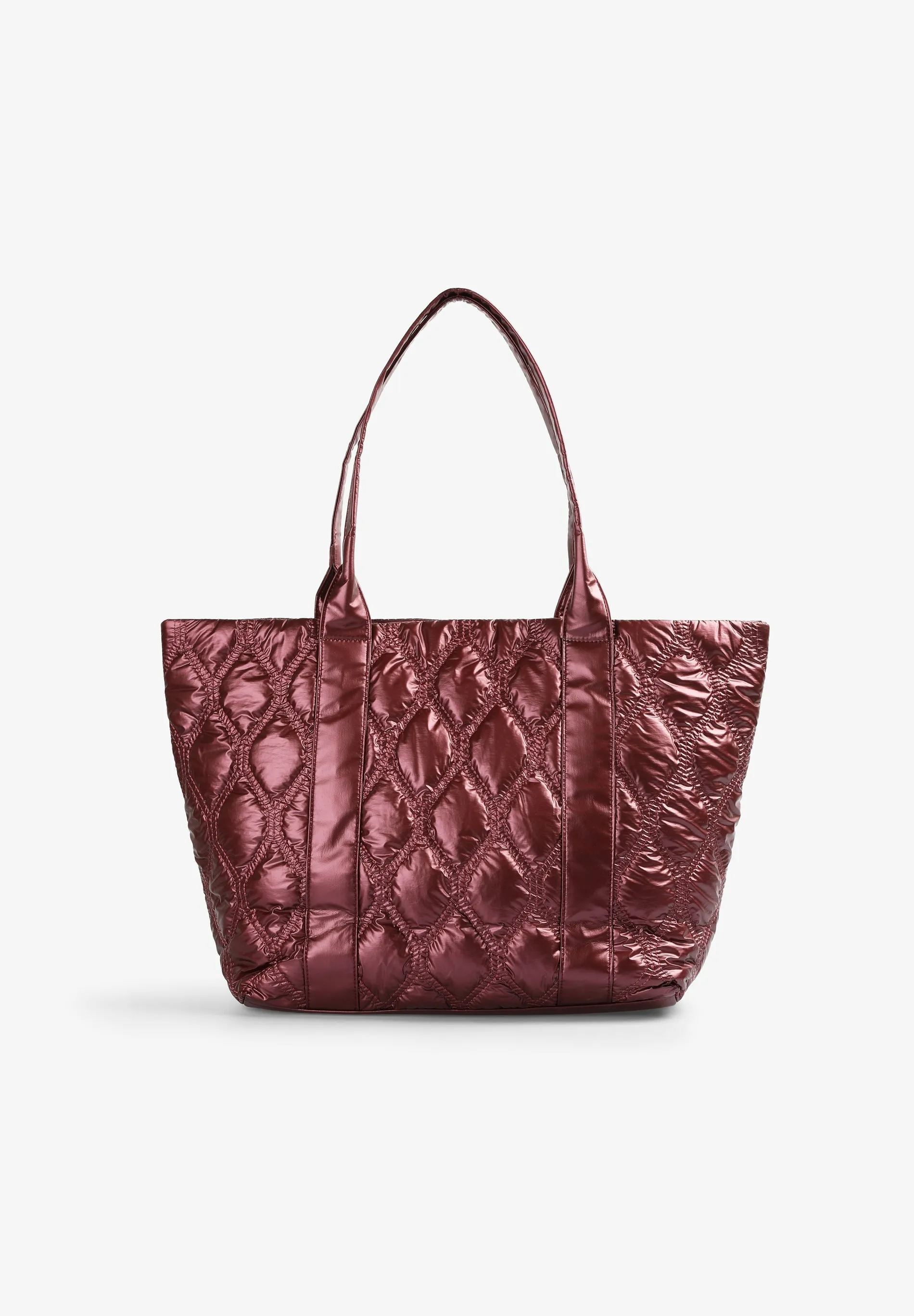 BOLSA TOTE ACOLCHOADA METALIZADA