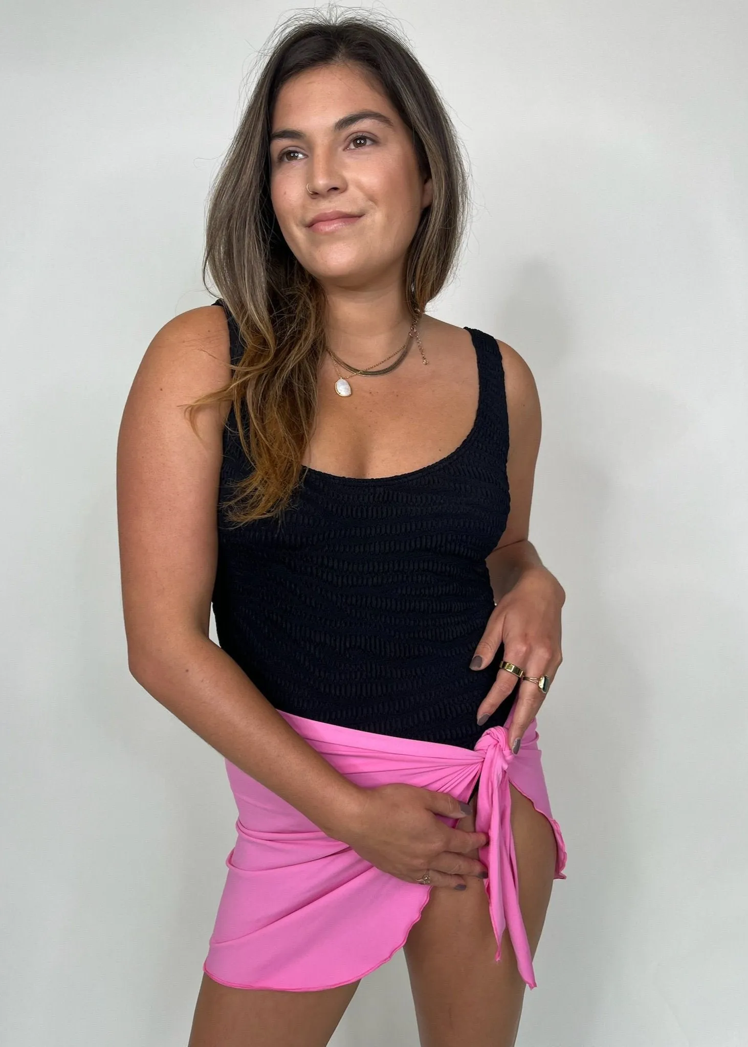 Bond-eye Jinx Sarong Candy Pink