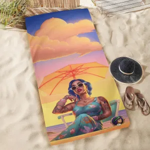 Boss Beach Chillin Beach Towel 31"x71"