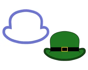 Bowler Hat Cookie Cutter