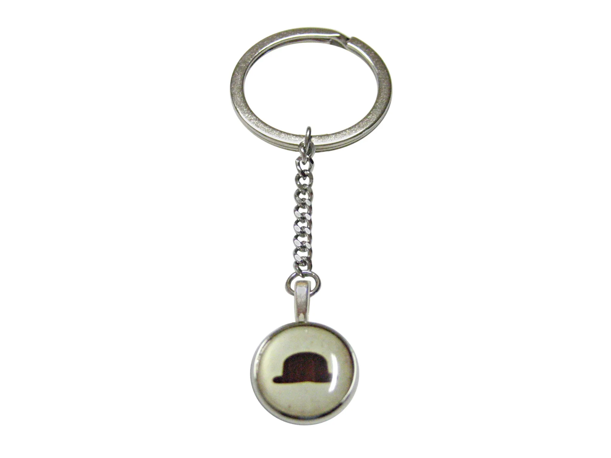 Bowler Hat Pendant Keychain