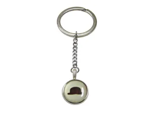 Bowler Hat Pendant Keychain