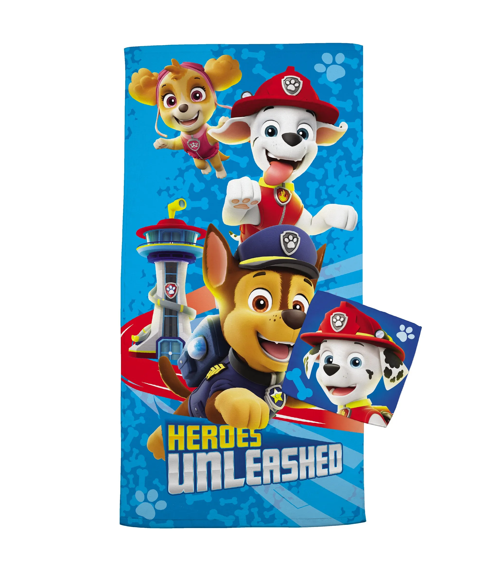 Boys Towel Sets Kids Cotton Bath Towel and Washcloth 2-Piece Set