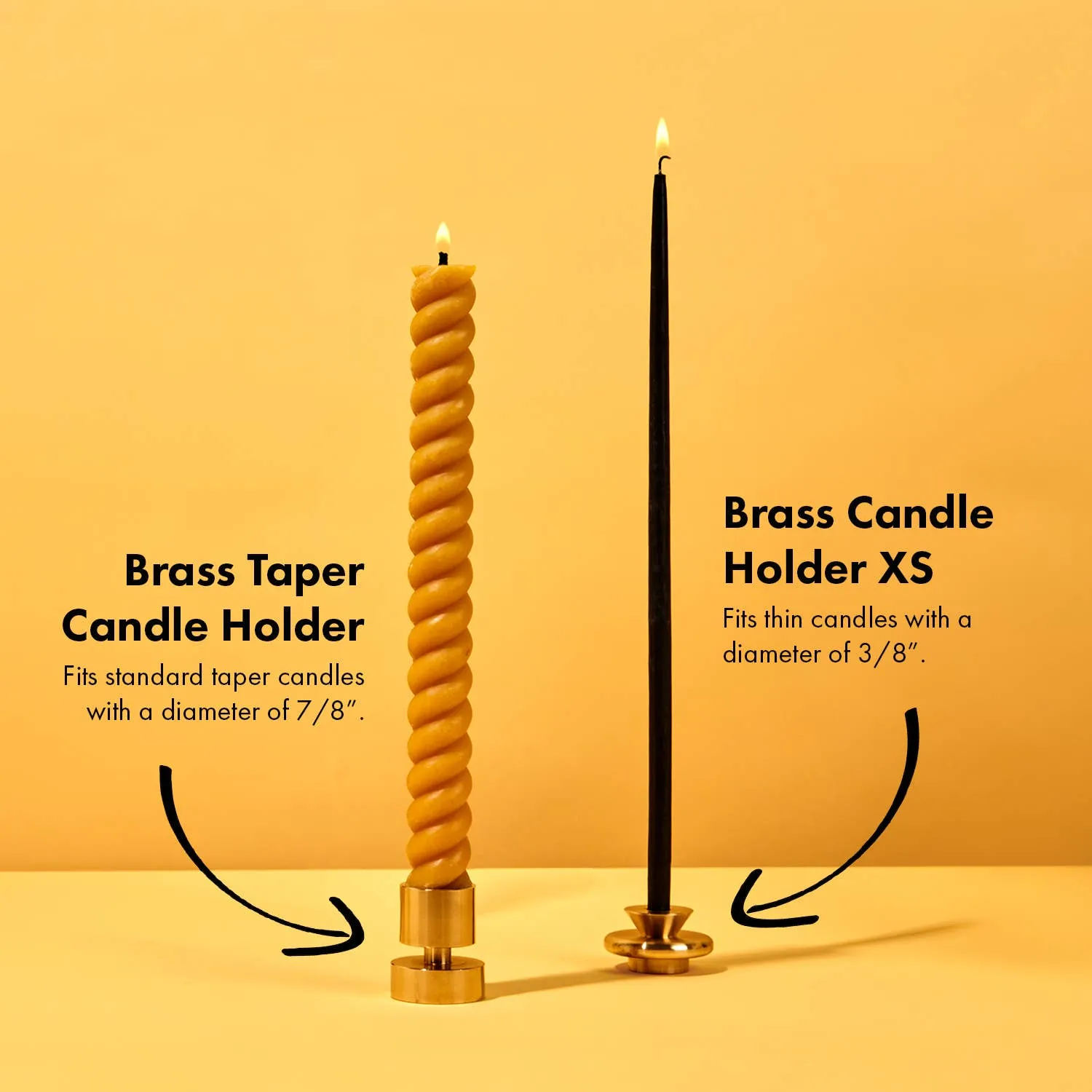 Brass Candle Holder XS