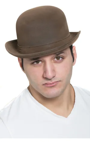 Brown Bowler Hat