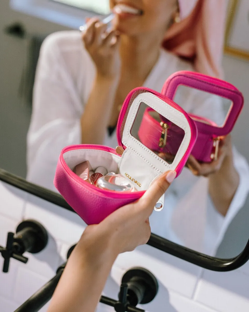BUBBLES CLEAR CASE - RASPBERRY