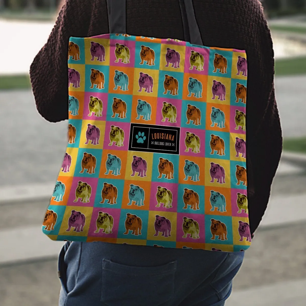 Bulldog Tote Bag