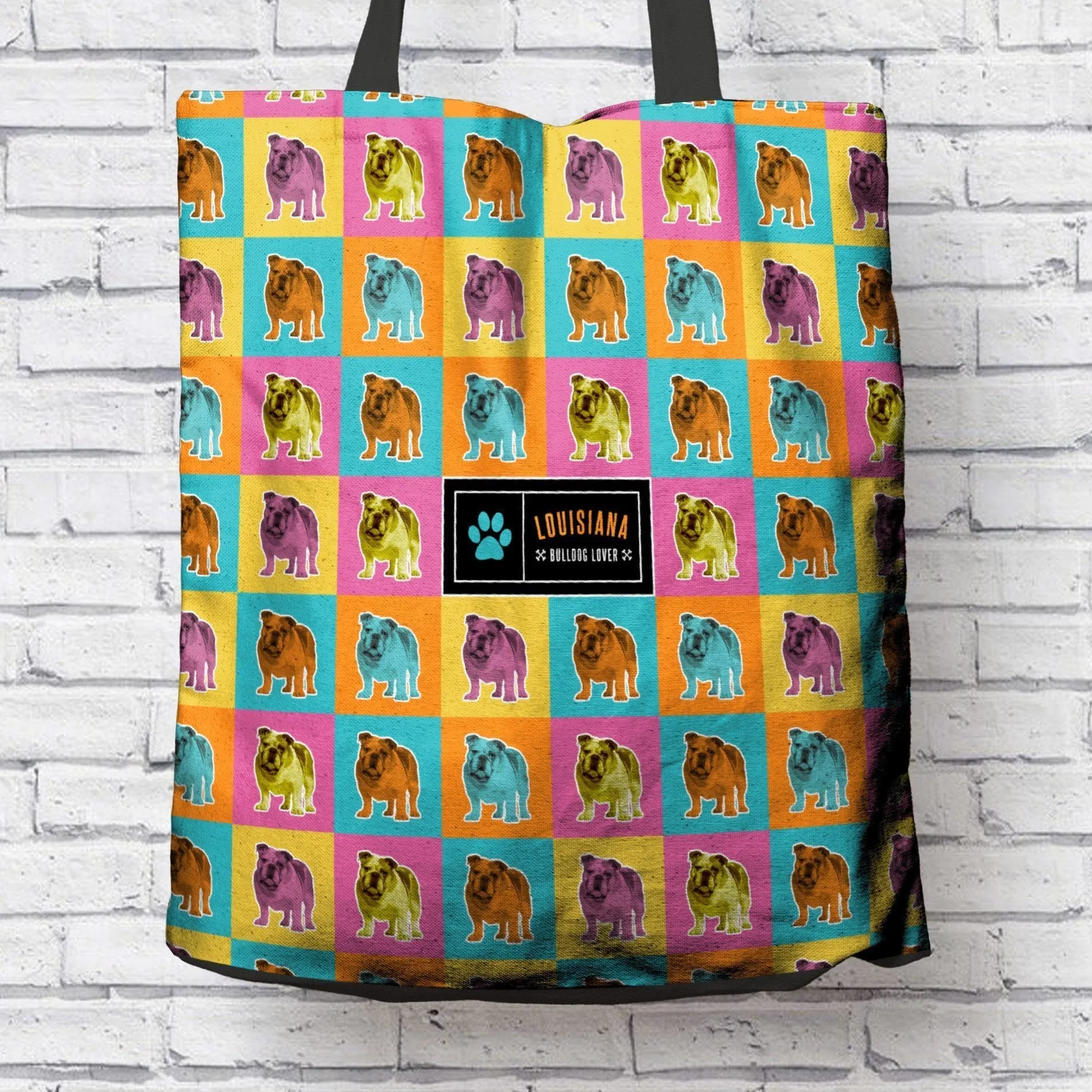 Bulldog Tote Bag
