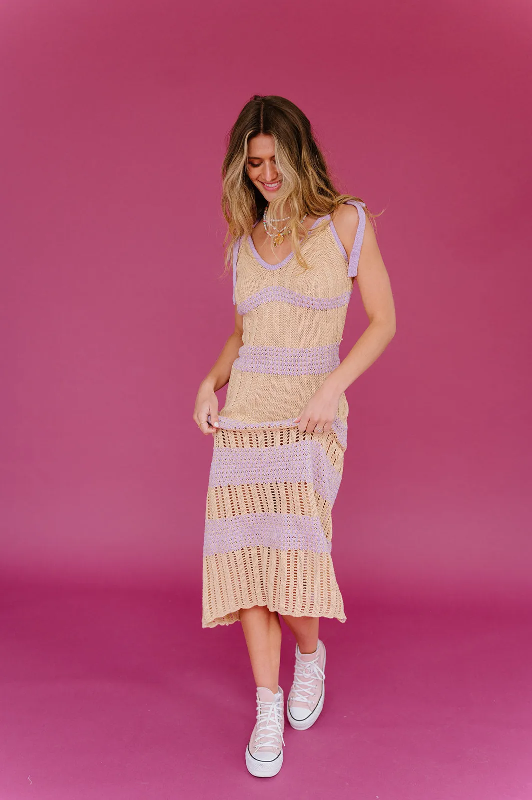 By The Coast Crochet Dress