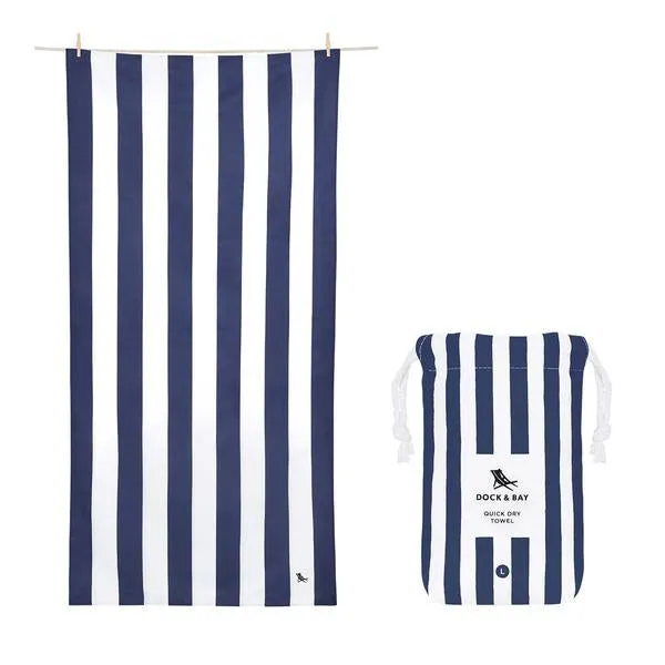 Cabana Large Towel - Whitsunday Blue