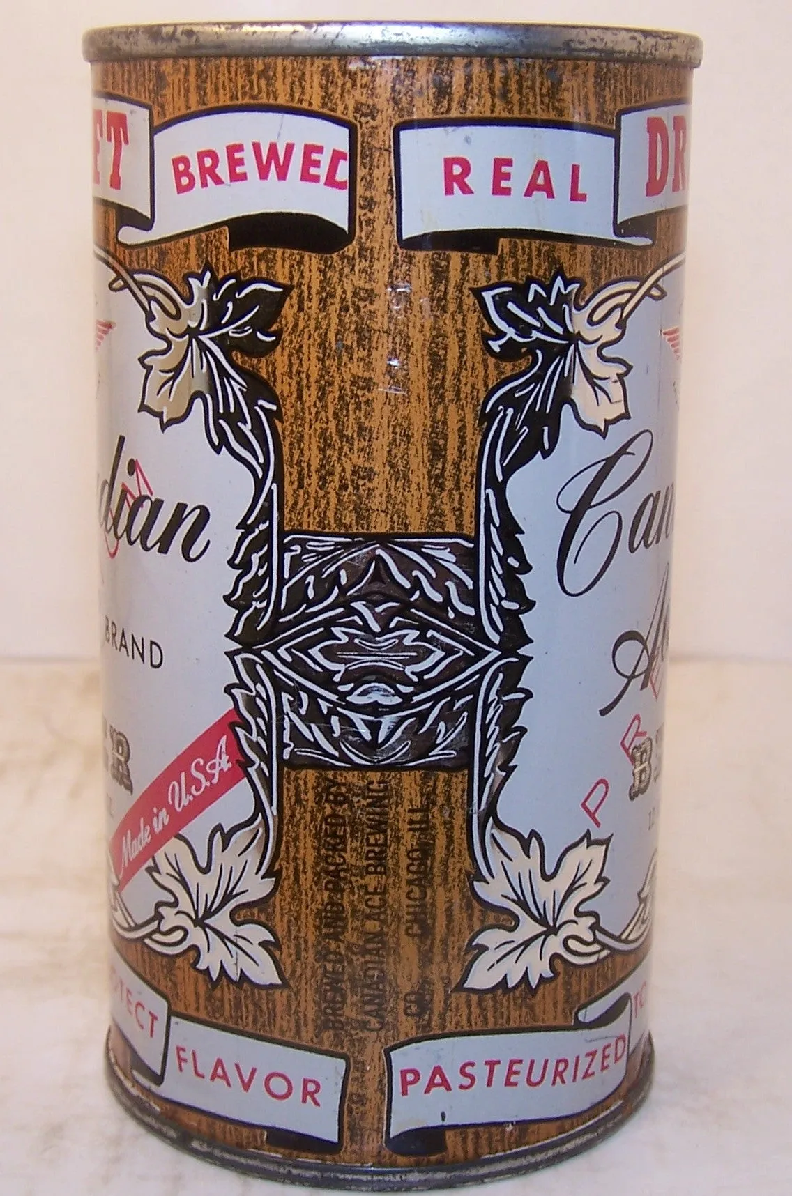 Canadian Ace Draft Beer, Metallic, USBC 48-17, Grade 1 to 1/1 Sold 5/8/15