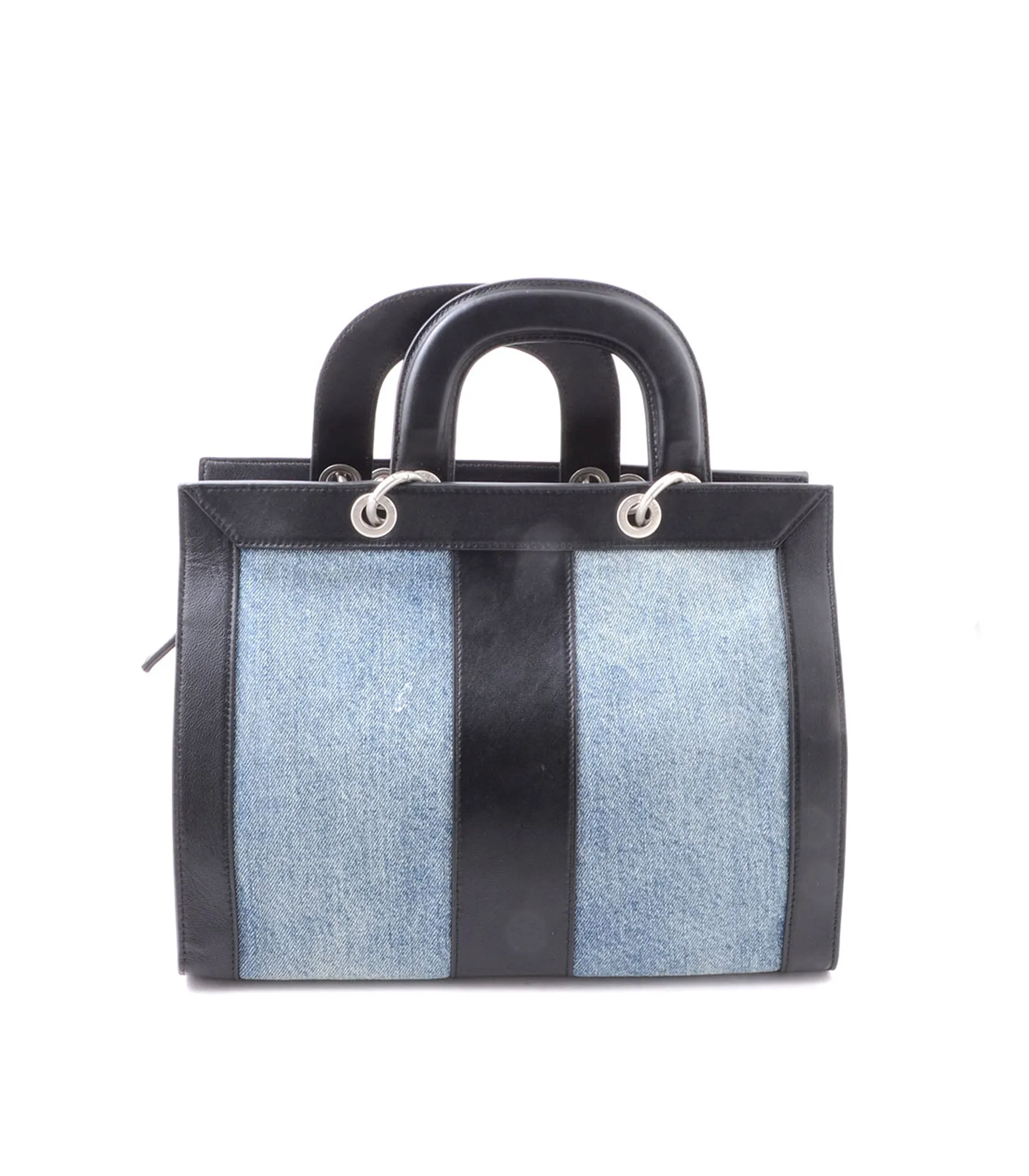 Cara Doctor Bag J. Cloth   Leather - Jeans Black