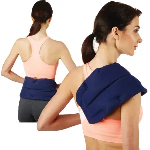 Carex Bed Buddy Back Wrap - Microwaveable Heating Pad - Moist Heating Pad and Cold Pack