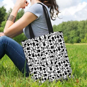 Cats White Tote Bag