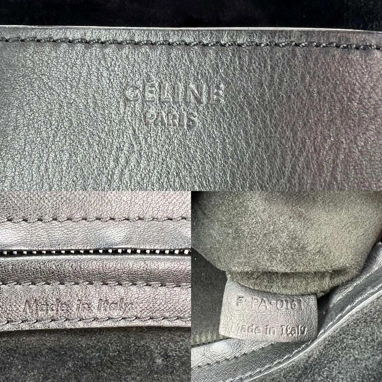 Celine Calfskin Leather Phantom Luggage Tote Bag