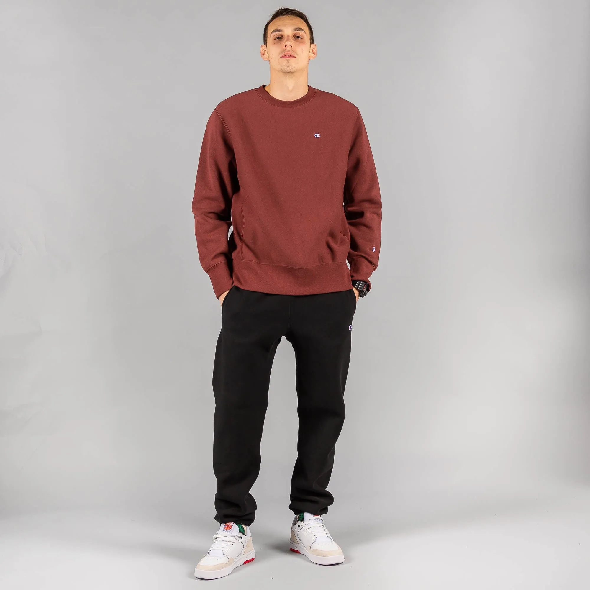 Champion Premium RWSS 1952 Crewneck Sweatshirt Bordeaux