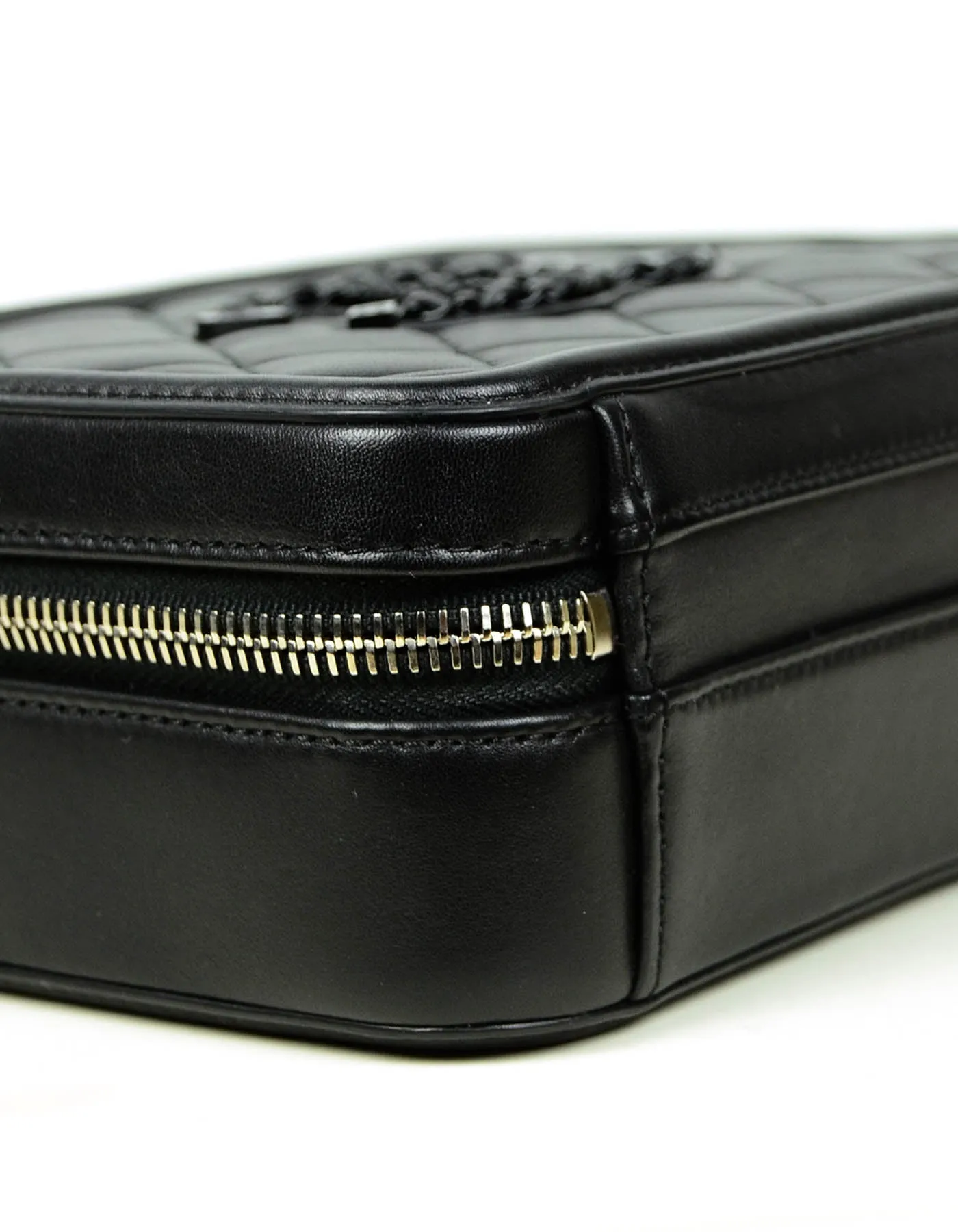 Chanel Incognito SO BLACK Small CC Filigree Vanity Case Crossbody Bag
