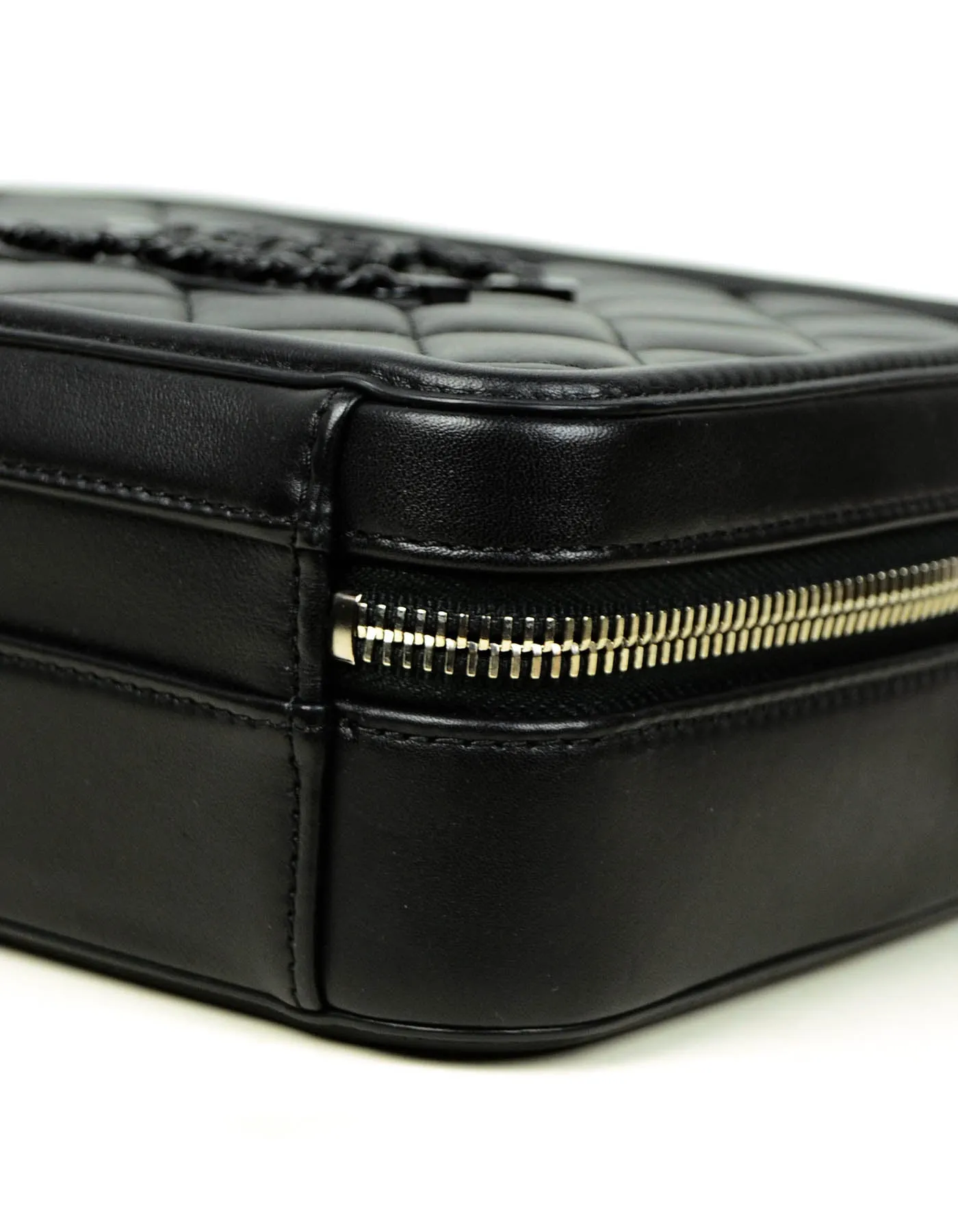 Chanel Incognito SO BLACK Small CC Filigree Vanity Case Crossbody Bag