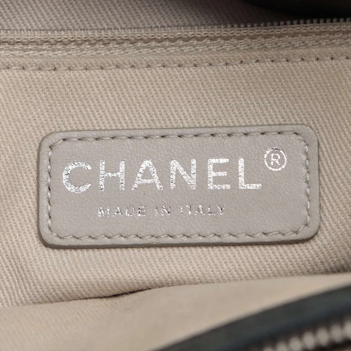 Chanel Iridescent Calfskin Stitched CC Sea Hit Tote 16 Series #3275
