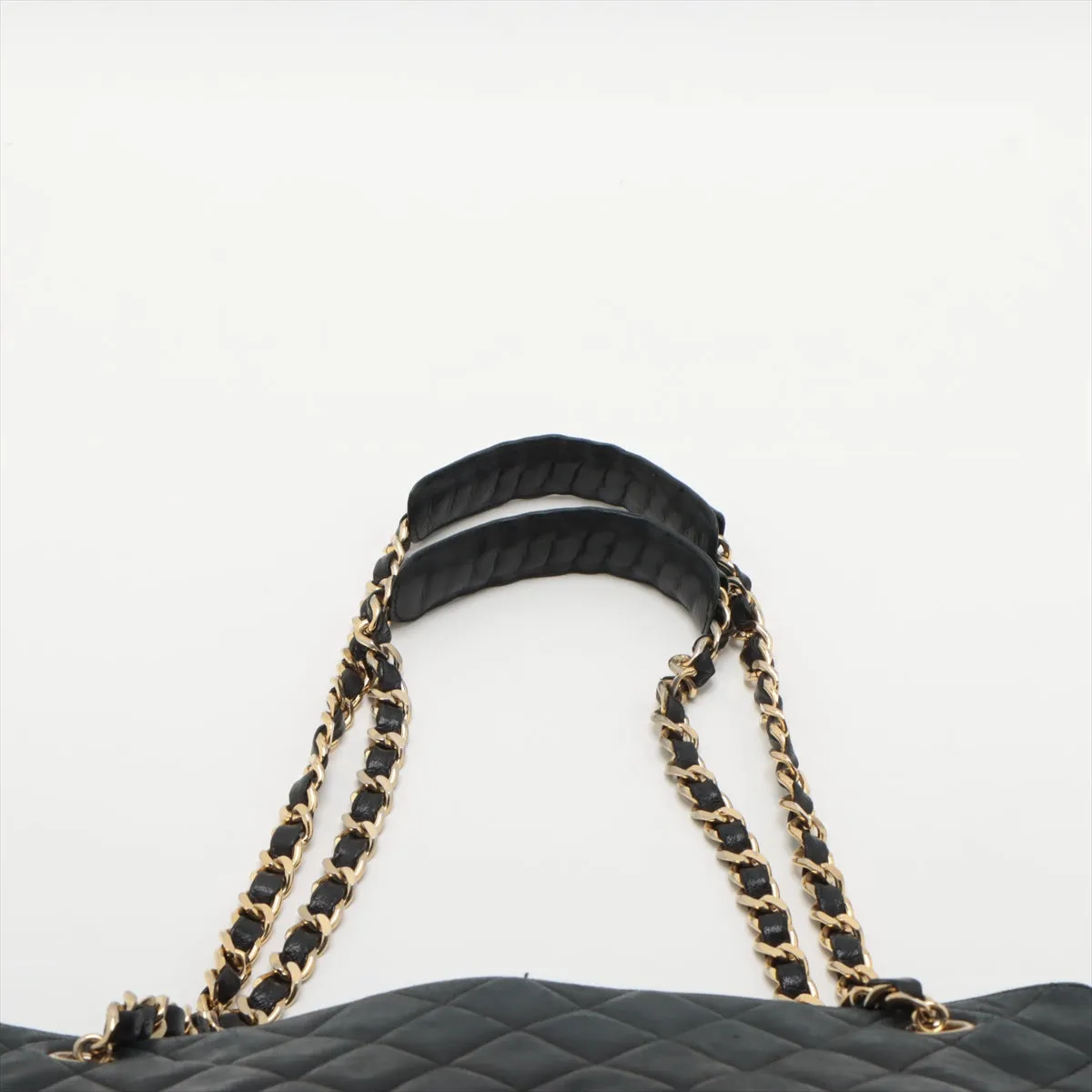 Chanel Matelasse Lambskin Timeless Shopping Tote Bag Black Gold Metal Fittings 1 Series  #2523