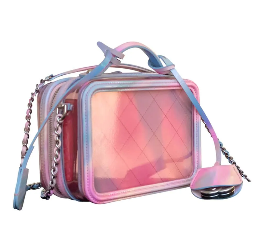 Chanel Multicolor Patent Leather Vanity Case
