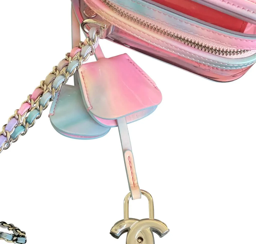 Chanel Multicolor Patent Leather Vanity Case