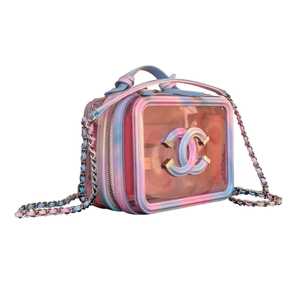 Chanel Multicolor Patent Leather Vanity Case