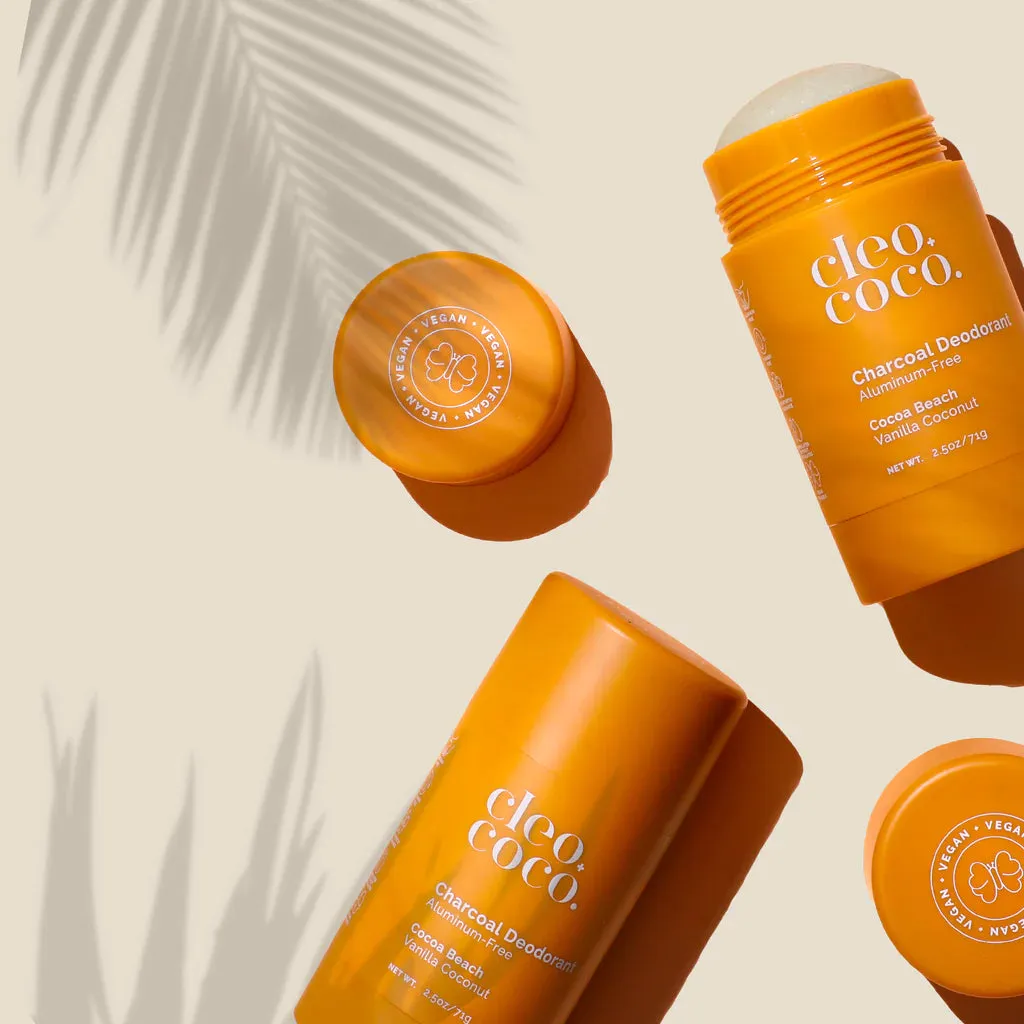 CHARCOAL DEODORANT Cocoa Beach Vanilla Coconut