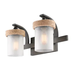 Chatham 2 Light Bath Vanity- Gunmetal Bronze