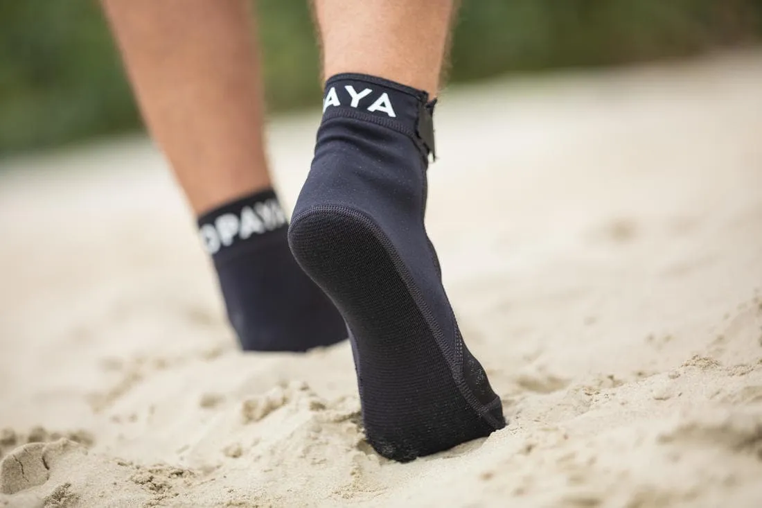 Chaussettes de beach-volley adulte BVSocks500 noires